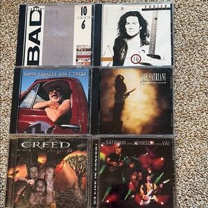 Lot of 6 Rock Music CDs